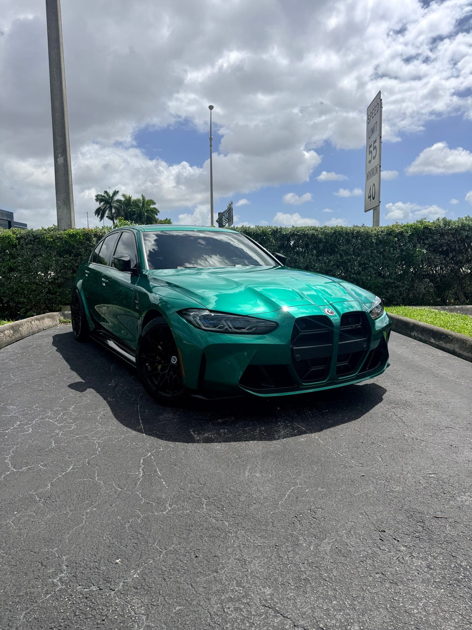 2022 BMW M3 Competition (Isle of Man Green)